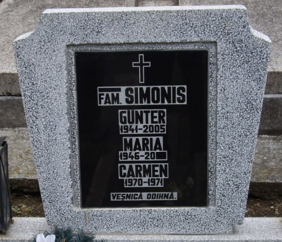 Simonis Guenther 1941-2005 Grabstein